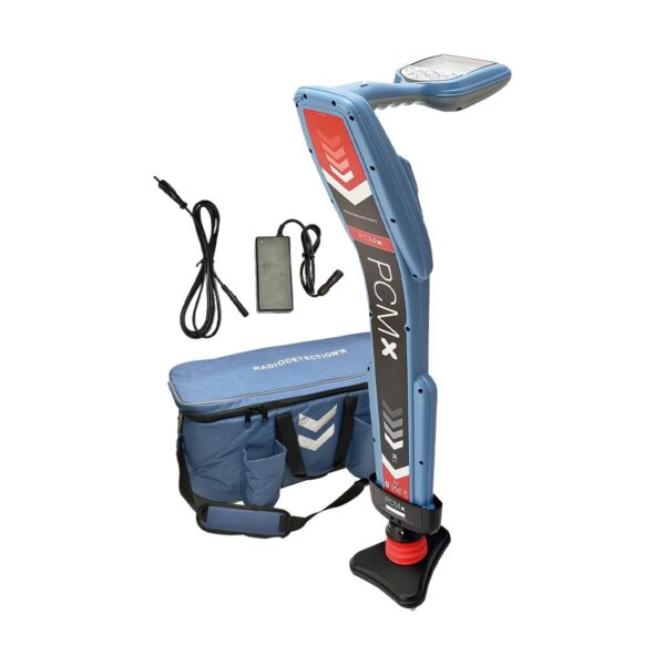 Radiodetection PCMx Locator with USB Cable, Rechargeable Kit, and Soft Carry Bag
