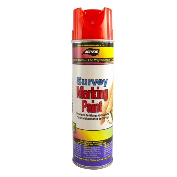 Aervoe 220 Fluorescent Red Survey Marking Paint