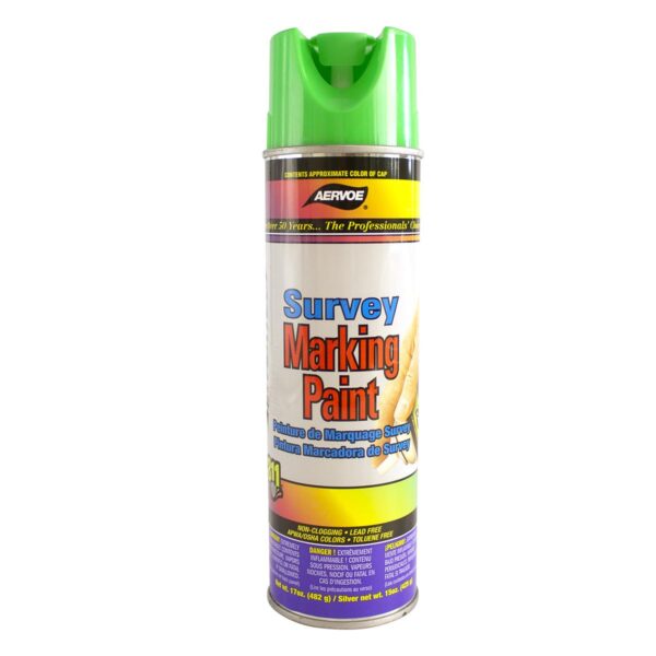 Aervoe 224 Fluorescent Green Survey Marking Paint