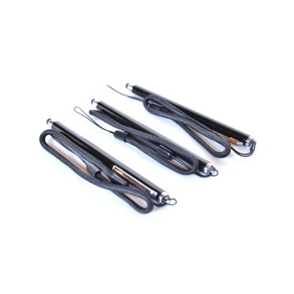Soft-tip Capacitive Stylus with Tether, 3-pack