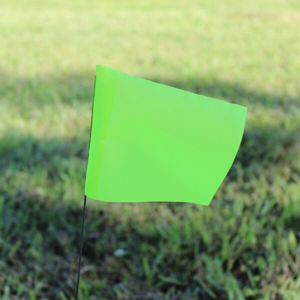 Presco 4X5X30 GLO L LIME Wire Flags - Image 2