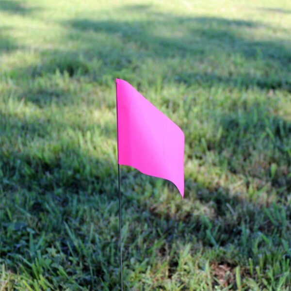 Presco 4X5X30 GLO P PINK Wire Flags - Image 2