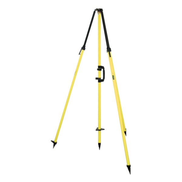 Fixed-Height GPS Antenna Tripod w/ 2m Center Staff - Standard Yellow